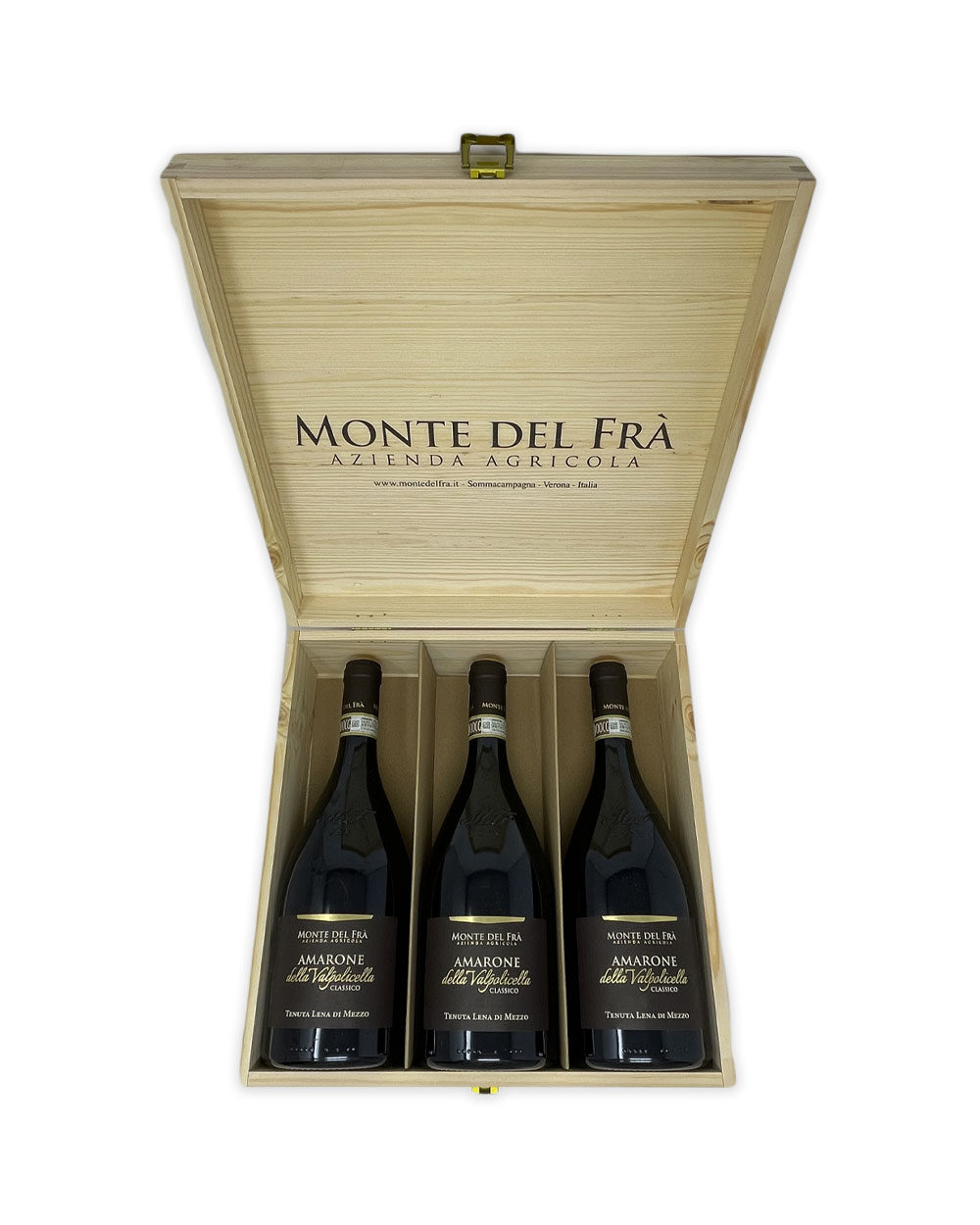 Amarone della Valpolicella Classico Monte del Frà Cassetta in Legno 3 Bottiglie